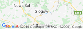 Glogow map